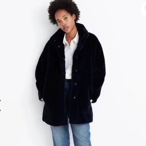 Madewell Faux Fur Coat XXL